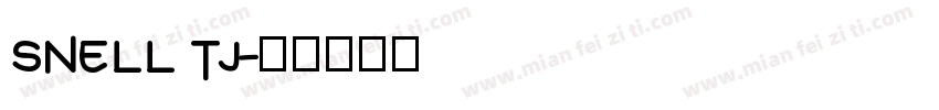 snell tj字体转换